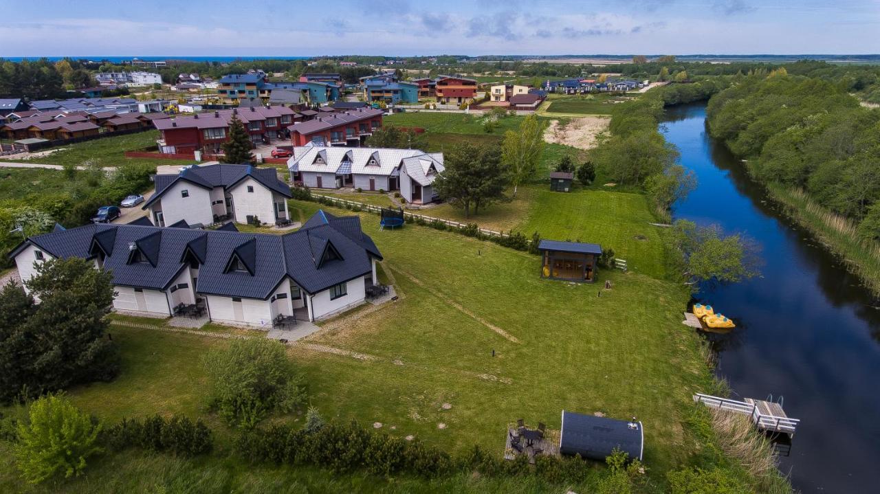 Apartamentai Upe Šventoji Esterno foto