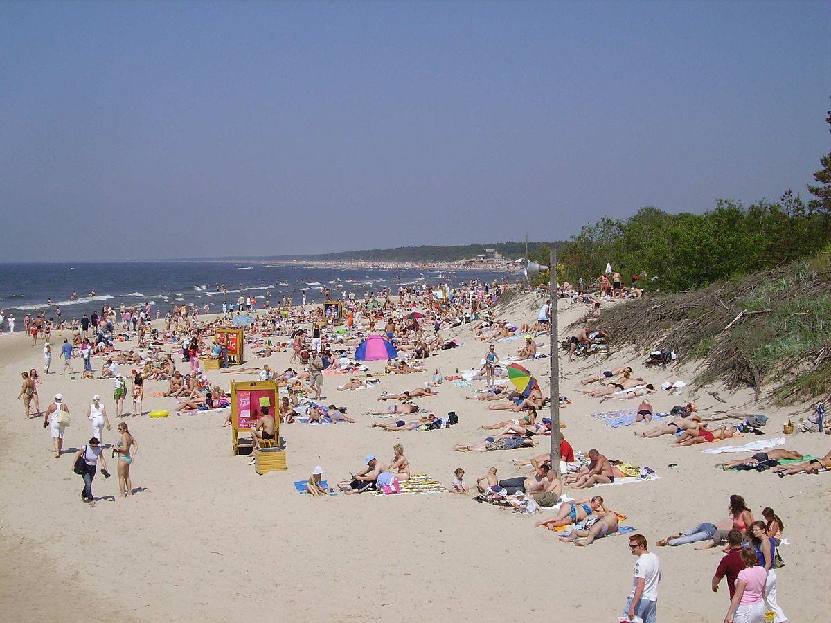 Apartamentai Upe Šventoji Esterno foto